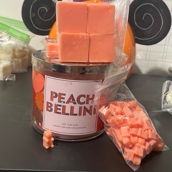 BBW PEACH BELLINI CANDLE WAX MELTS - Picture 1 of 4